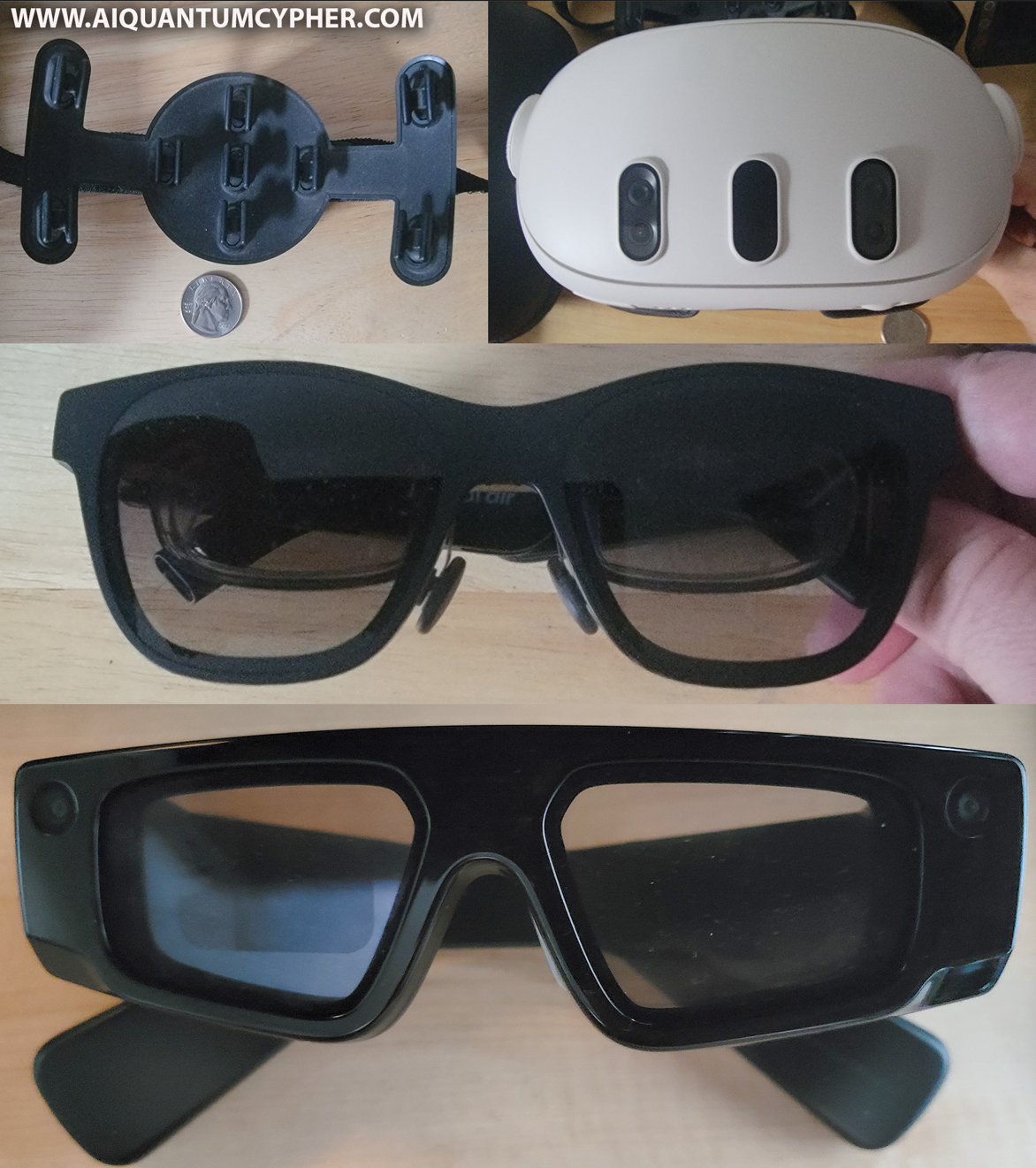 EEG AR VR XR Mixed Reality Glasses